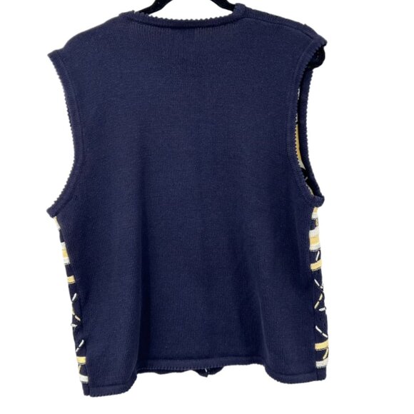 Vintage Koret Knit Sweater Boxy Vest - Picture 3 of 3